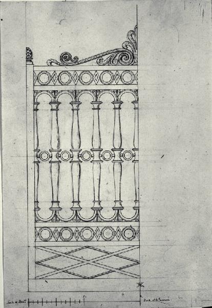 Prospetto di un cancello