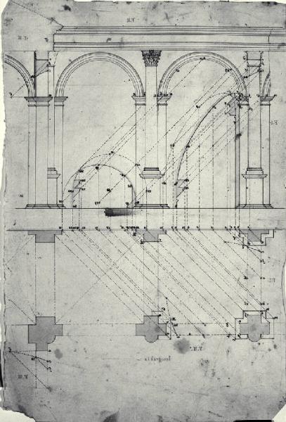 Prospetto del portico della chiesa di S. Maria presso S. Celso a Milano