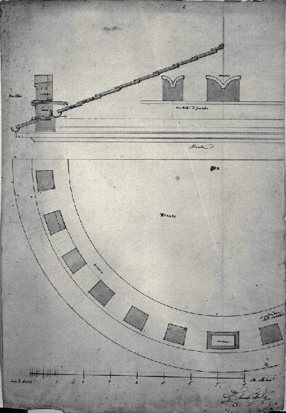 Tetto della Villa Durini (poi Frette) a Monza