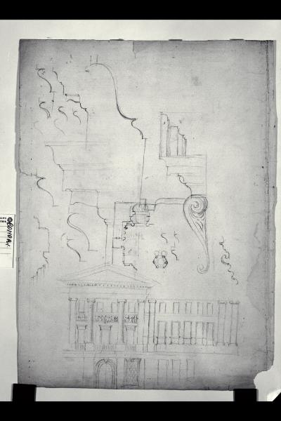 Prospetto del Palazzo Serbelloni sul corso di Porta Orientale a Milano