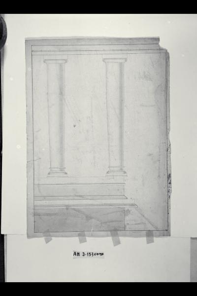 Prospetto di intercolunnio con architrave di ordine dorico