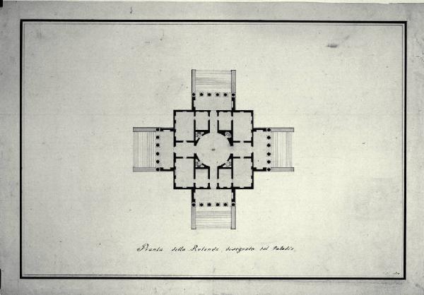Pianta della Rotonda presso Vicenza
