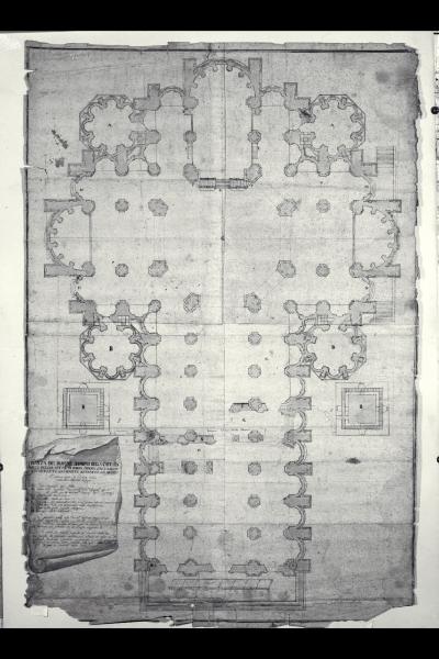 Pianta del Duomo di Pavia