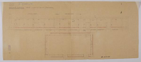 Schema per la collocazione degli arazzi della sala Raffaello nella Nuova Pinacoteca Vaticana