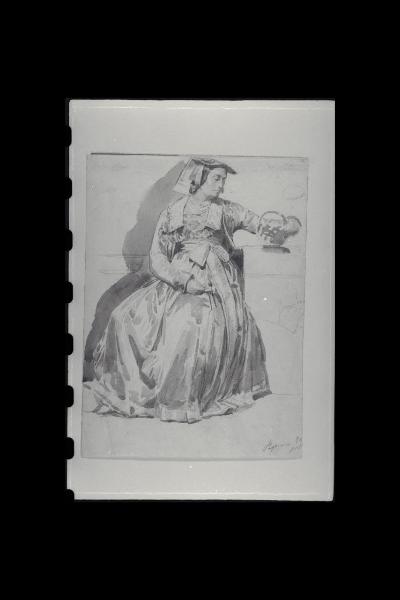 Ciociara seduta