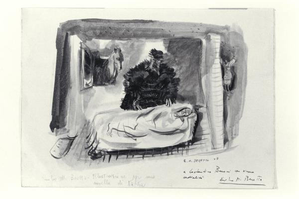 Illustrazione per una novella di Kafka