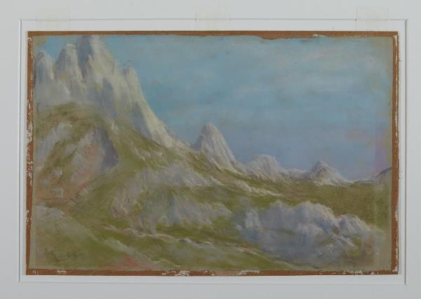 Veduta dei monti Velebit (Dalmazia)