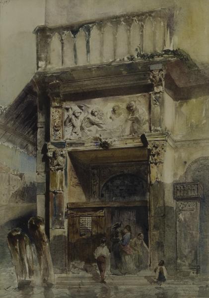 Portale di un palazzo a Venezia