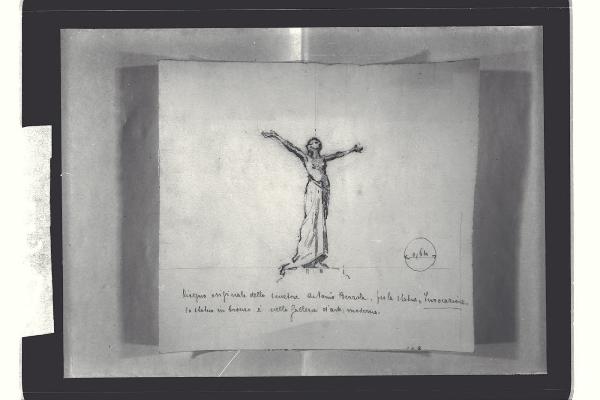 Studio per la statua "Invocazione"