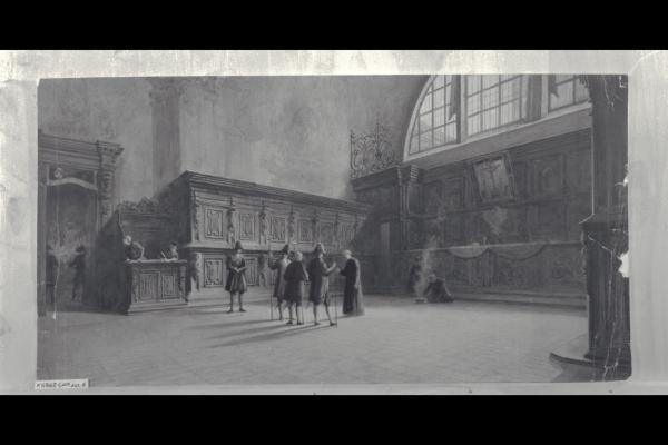 Interno della sacrestia del Duomo di Monza
