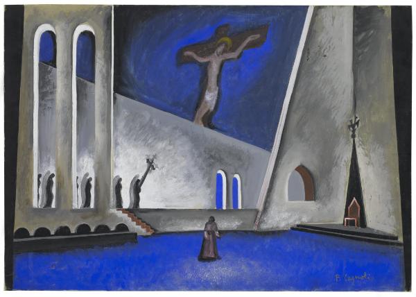 Bozzetto scenografico per Boris Godunov