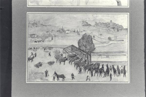 Disegno di guerra (in trincea)
