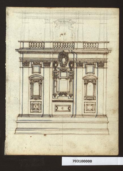 Prospetto della cappella Paolina in S. Maria Maggiore a Roma