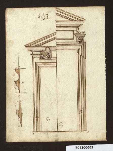 Prospetti e piante di porte