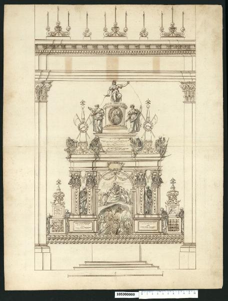 Altare per esequie di Anna Marcybella Pac a Wilno