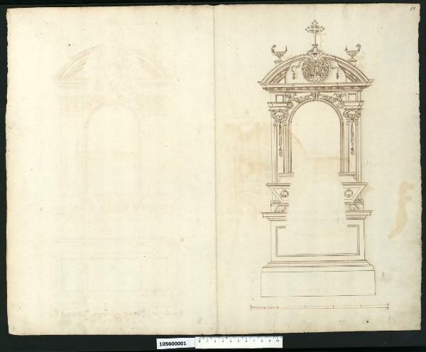 Prospetto del monumento funebre del vescovo Piotr Gembicki a Cracovia