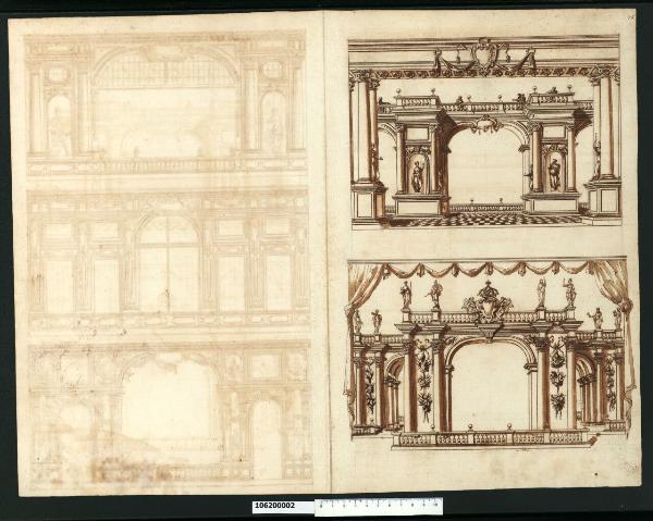 Prospetto della galleria della villa regia di Varsavia