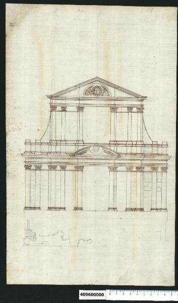 Prospetto delle chiesa del Gesù a Roma