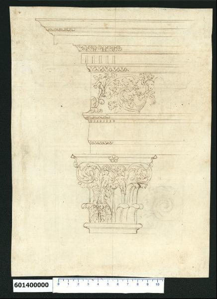 Capitello e trabeazione dell'ordine composito