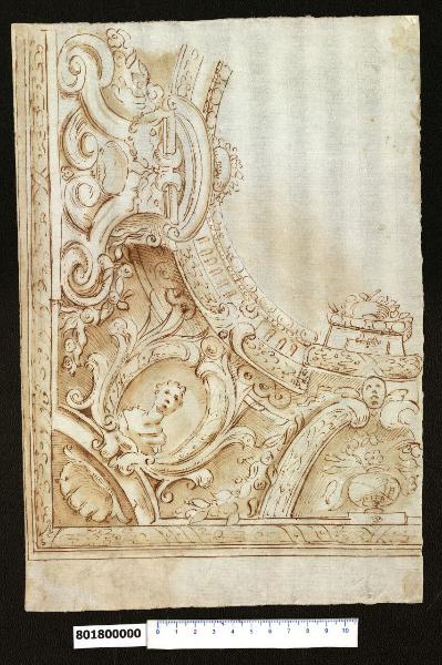 Decorazione del soffitto della sala dell'Aurora nel palazzo Controni a Lucca