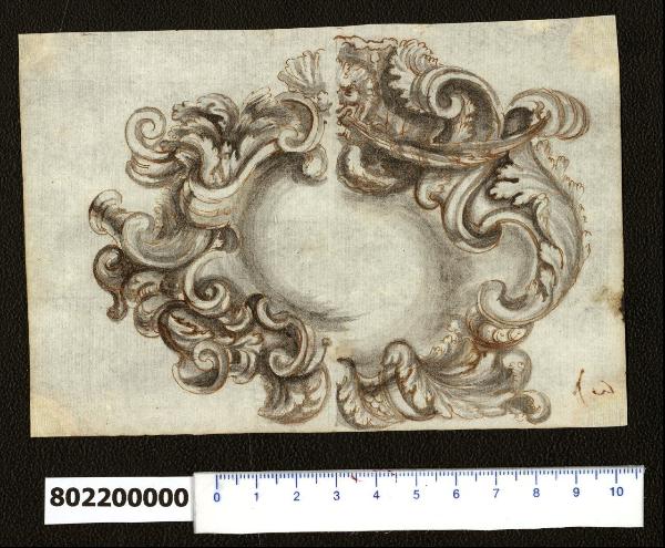 Cartella ornata in due varianti