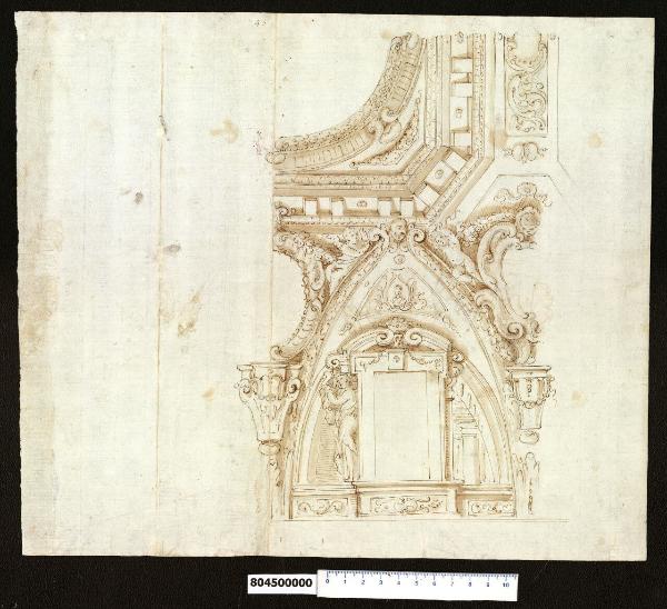 Decorazione del soffitto della navata di San Bartolomeo a Bologna