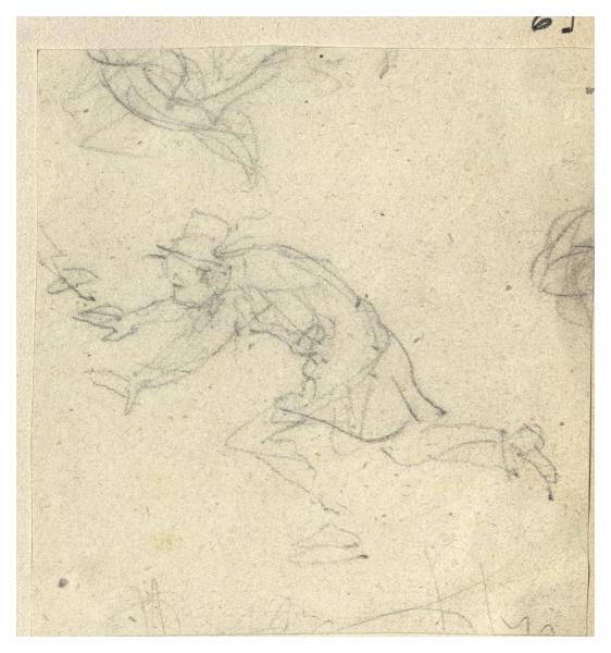 Abbozzo di figura maschile
