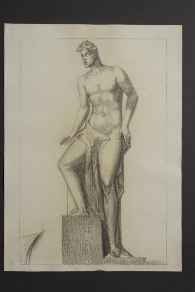 Atteone, studio preparatorio per fontana
