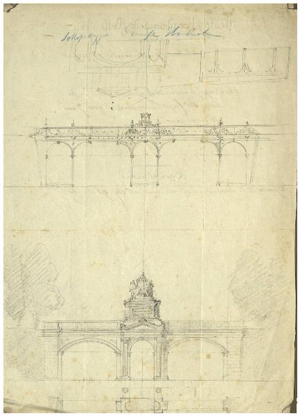 Studi relativi ad un sottopassaggio di via Principe Umberto