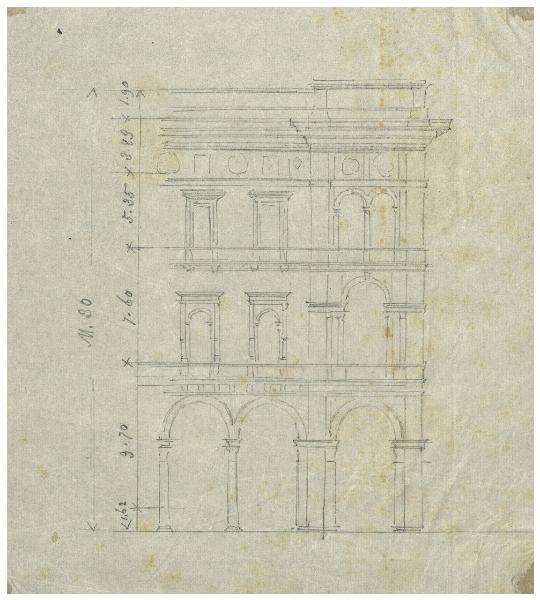 Progetto Monumento a Vittorio Emanuele II - Piazza Duomo