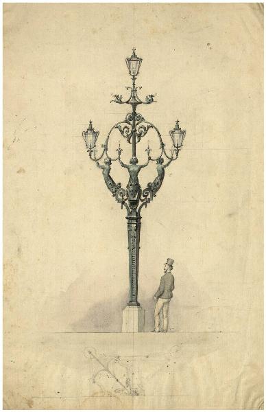 Progetti per i candelabri del Duomo