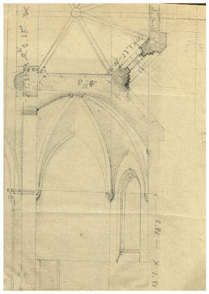 San Pietro in Gessate, interno e pianta di una Cappella