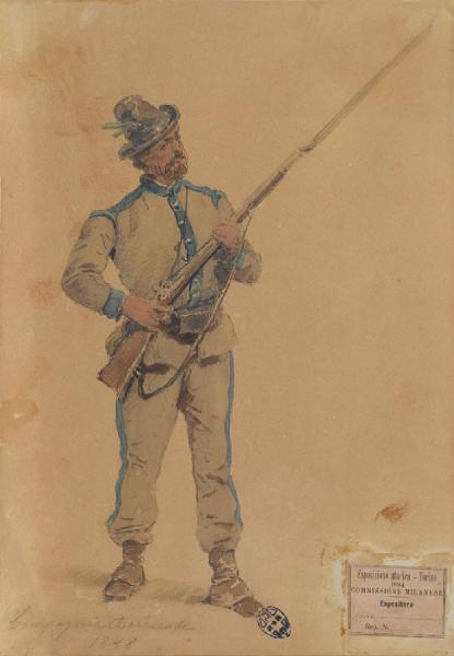 Compagnia delle Barricate 1848 [Figurino del Reggimento duca Visconti]