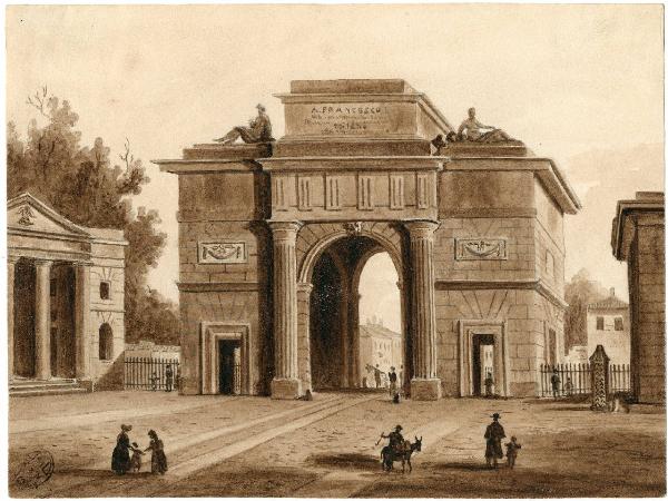 Porta Comasina - Milano 1837