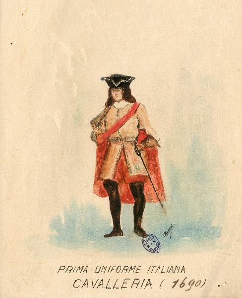 Prima uniforme italiana cavalleria (1690)