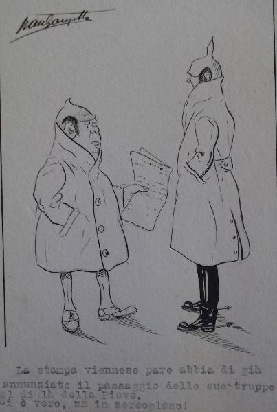 Caricatura di Ufficiali austriaci