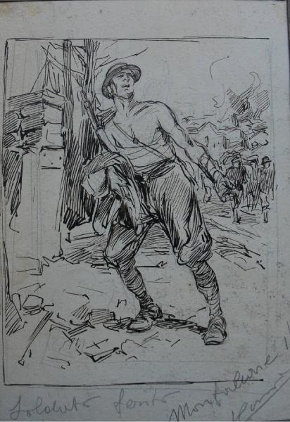 Soldato ferito, Monfalcone