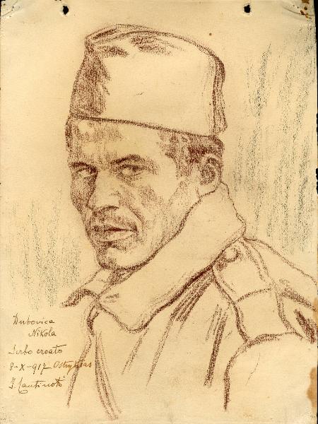 Ritratto del prigioniero Serbo-Croato "Dubovica Nikola"