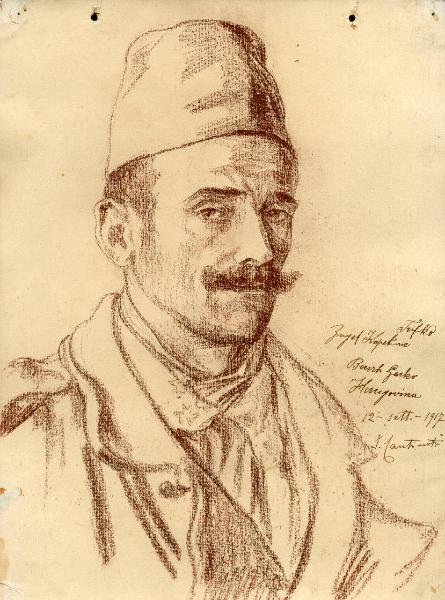 Ritratto del prigioniero Serbo-Croato "Zugot Kopetiniv Trifko"