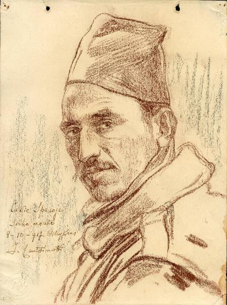 Ritratto del prigioniero Serbo-Croato "Lakic Spasoje"