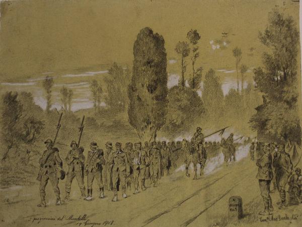 I prigionieri del Montello. 19 Giugno 1918.
