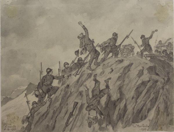 Conquista del Corno di Cavent. 15/6/1917