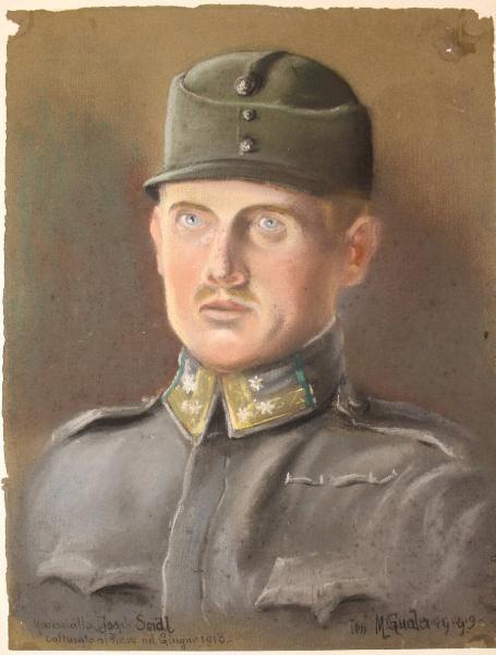 Maresciallo Josph Seidl catturato al Piave nel Giugno 1918.-