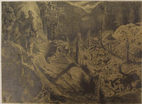 La valletta dei morti. Pasubio 1916