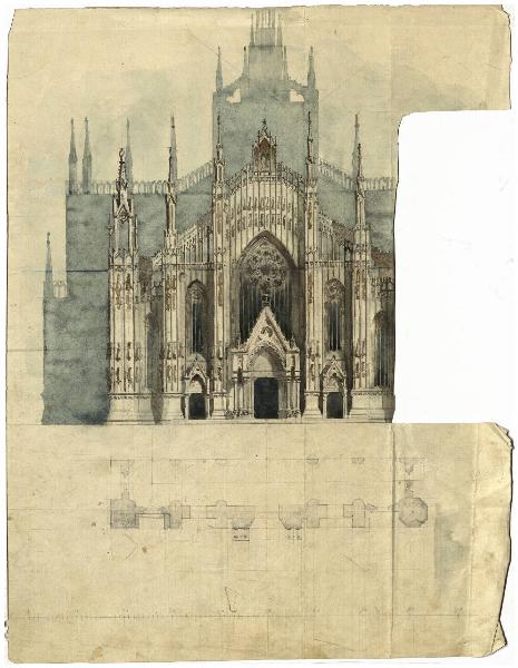 Studio della facciata del Duomo