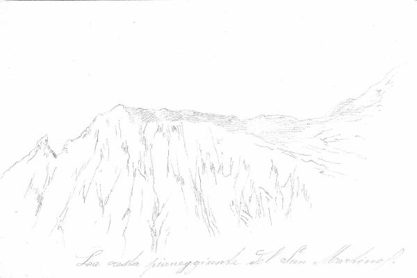 La cresta pianeggiante del San Martino.