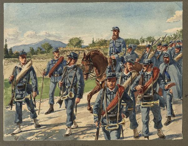 Titolo proprio: Cacciatori delle Alpi del 1859