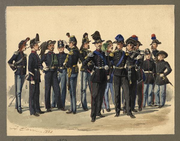 Titolo proprio: Esercito piemontese 1859