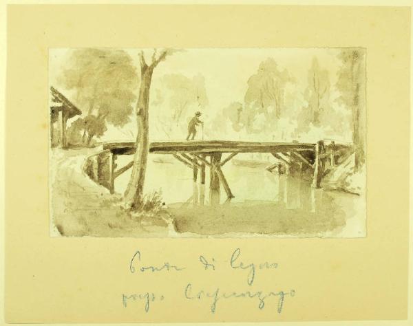 Ponte di legno presso Crescenzago