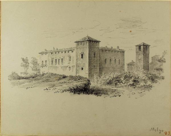 Castello Trivulzio e la torre civica a Melzo